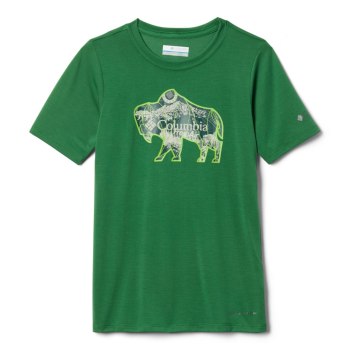 Columbia T-Shirt Jongens, Ranco Lake Short Sleeve Groen, 45TLOUPEX